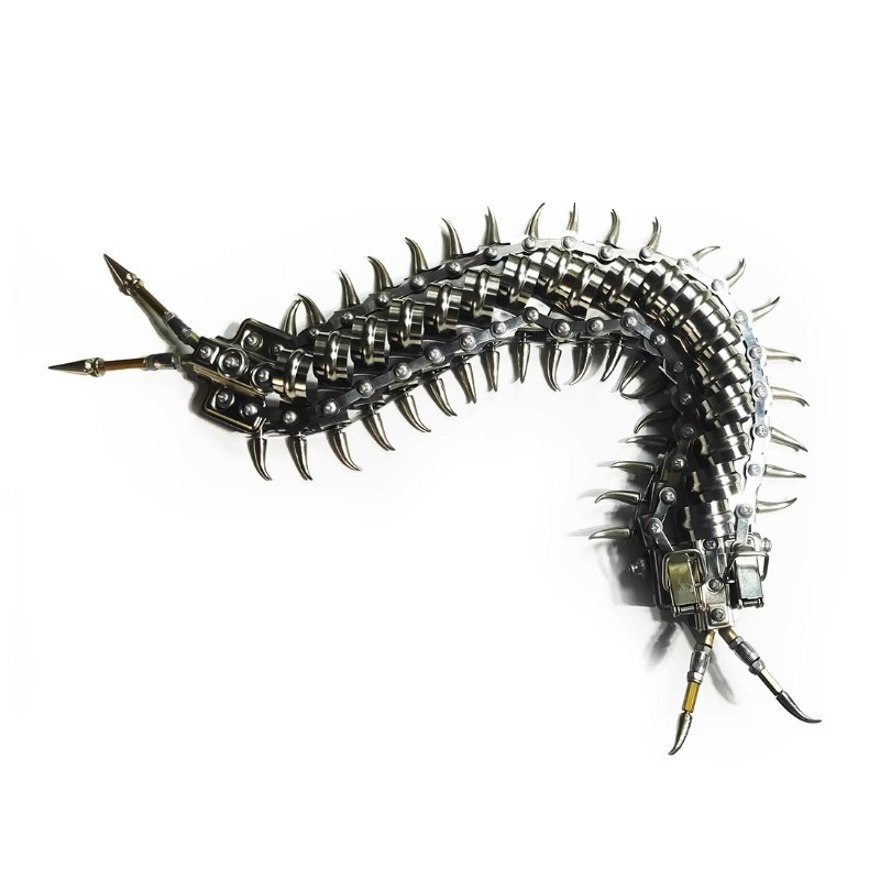 Metal 3D Puzzle Stainless Model Kit - 3D Puzzle Metal Centipede Model Kit