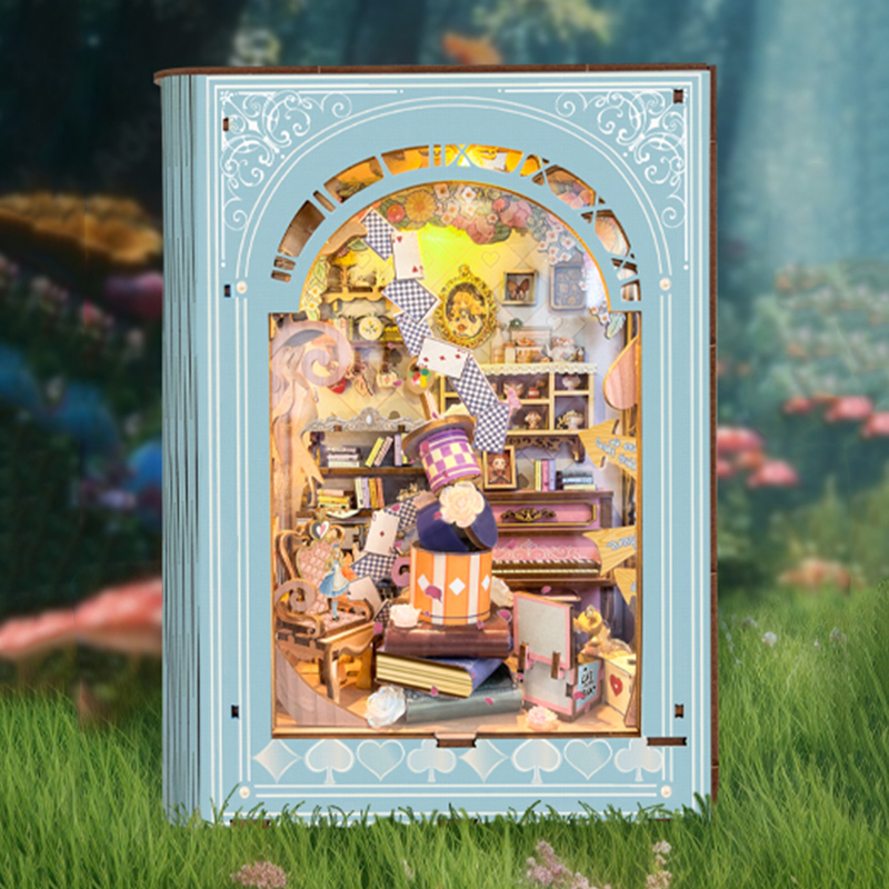 DIY Book Nook Wooden Miniature - Miniature Led Light Kit For Dollhouse recension och pris