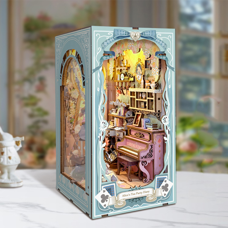 DIY Book Nook Wooden Miniature - Miniature Led Light Kit For Dollhouse recension och pris