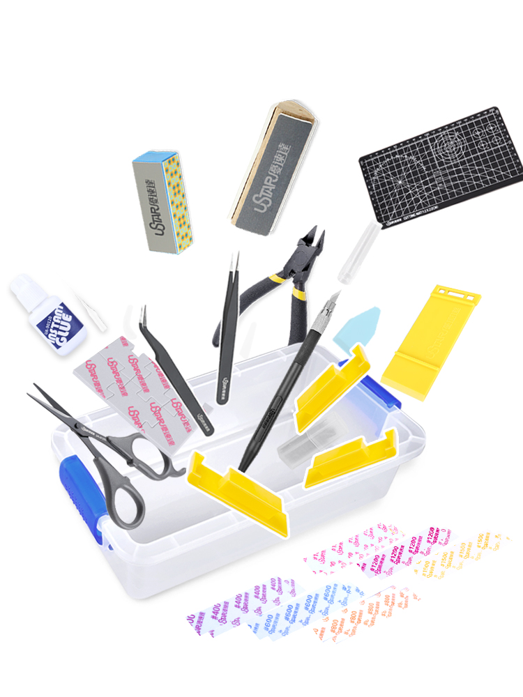 USTAR Basic Tool Kit Pliers Tw - Modeling Tool Kit Tweezers Hobby Knife recension och pris