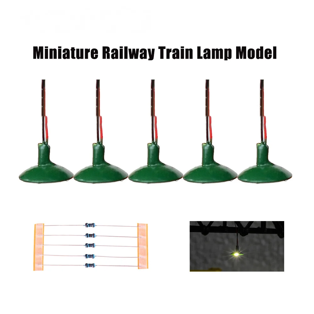 5PCS Miniature Wall Lamp Model - Miniature Led Light Kit For Dollhouse recension och pris