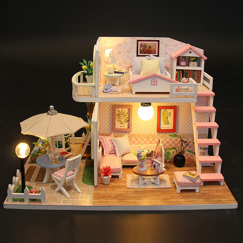 3D Puzzle Building Model Kit W - Miniature Led Light Kit For Dollhouse recension och pris