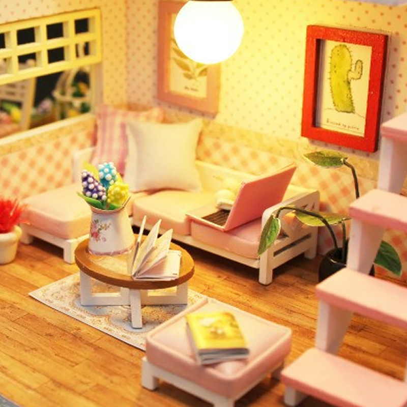 3D Puzzle Building Model Kit W - Miniature Led Light Kit For Dollhouse recension och pris