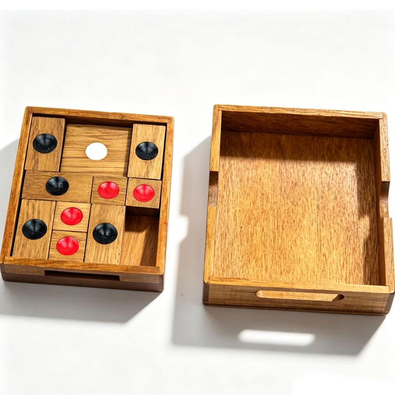 Classical HuaRongDao Puzzle Sl - 3D Wooden Mechanical Puzzle Marble Run recension och pris