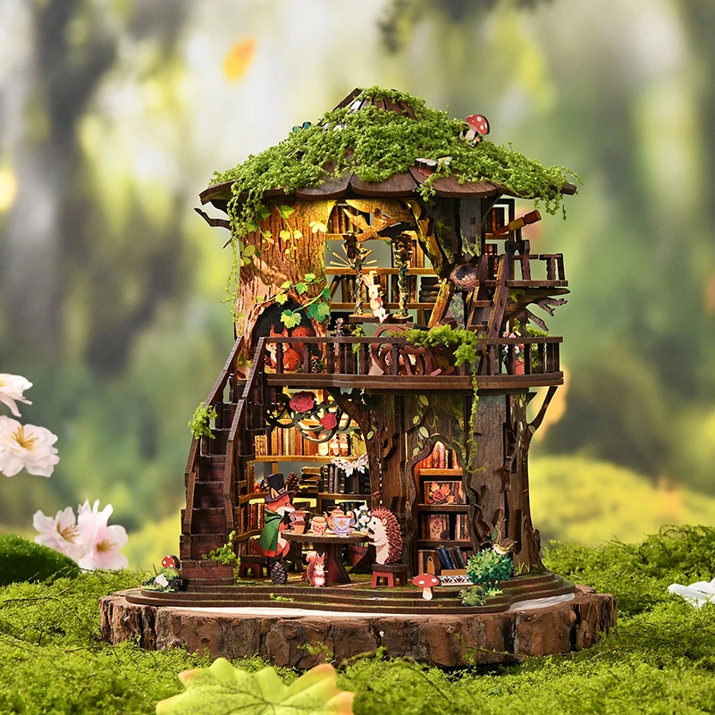 DIY 3D Book Nook Railway Platf - Diy Miniature Dollhouse Kit Book Nook recension och pris