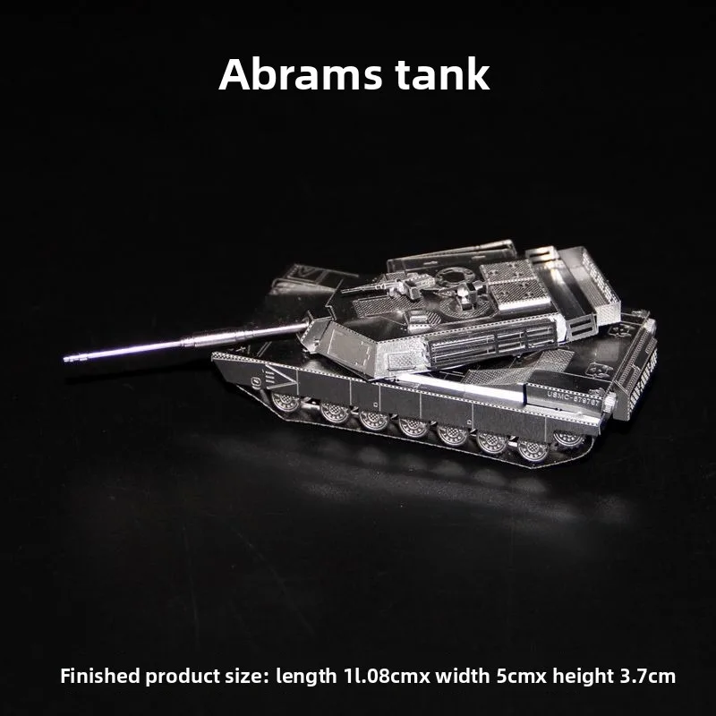 M1 Abrams 3D Metal Puzzle Tank - Metal 3D Puzzle Stainless Model Kit recension och pris