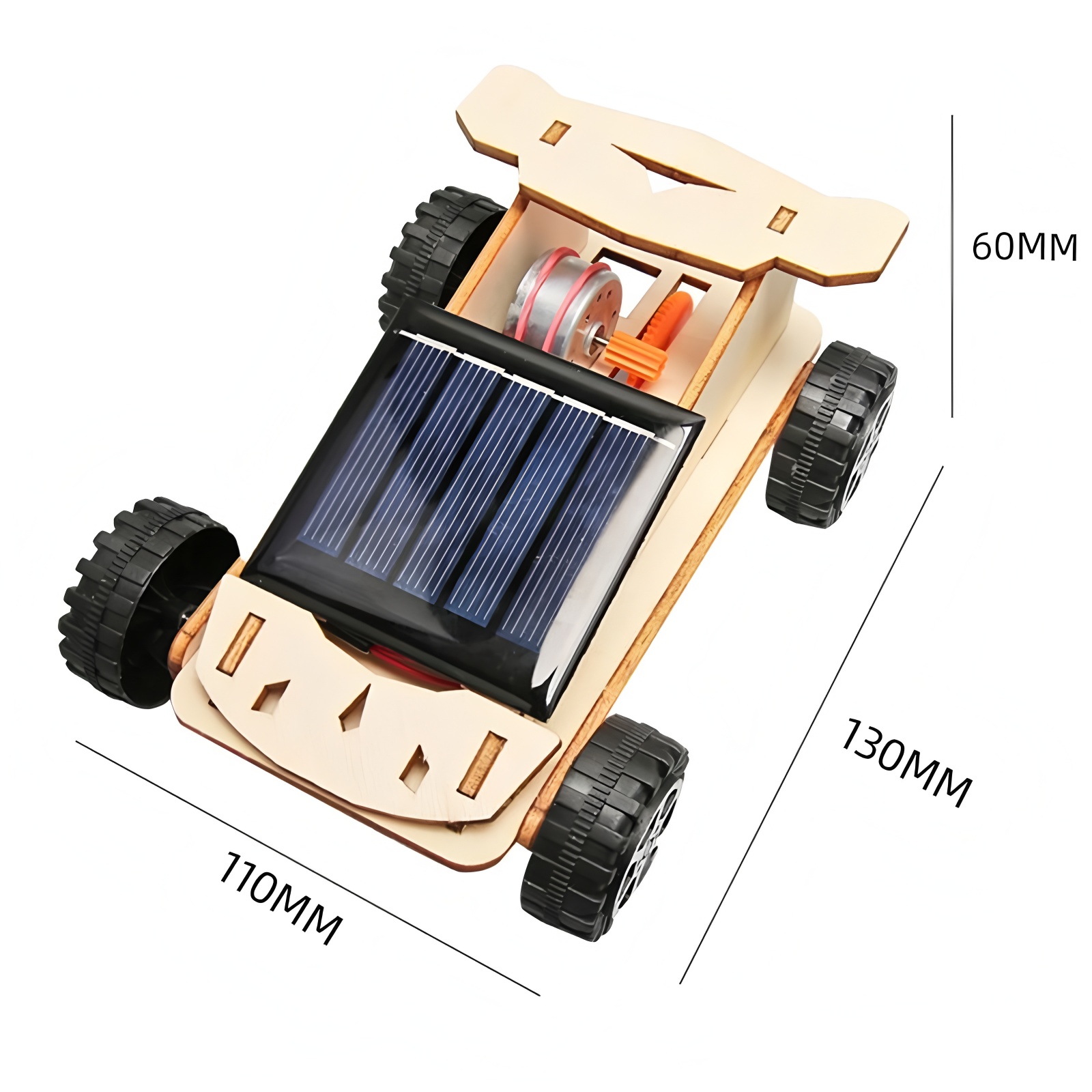 Solar-powered cars, children's - 3D Wooden Mechanical Puzzle Marble Run recension och pris