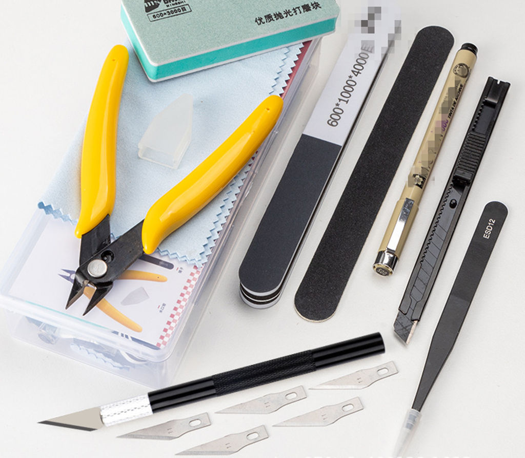 Model Building Basic Tool Kit  - Modeling Tool Kit Tweezers Hobby Knife recension och pris
