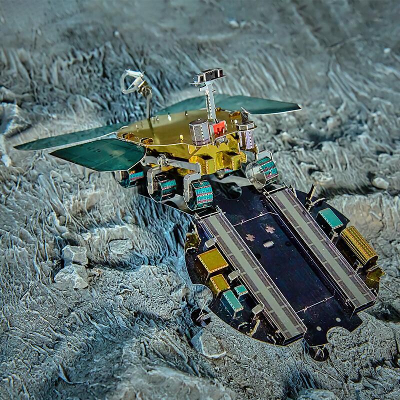 Zhurong Mars Rover 3D Metal Pu - Metal 3D Puzzle Stainless Model Kit recension och pris