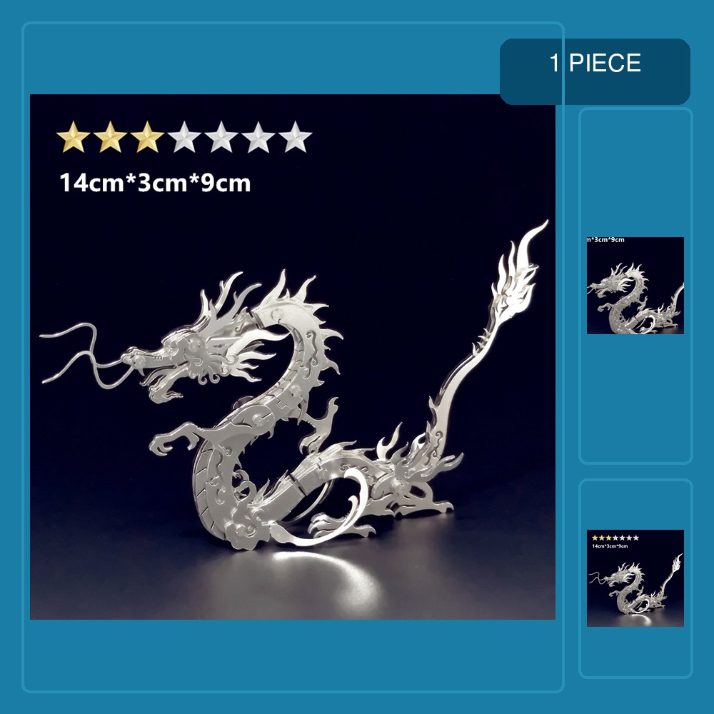 3D metal puzzle children adult - Metal 3D Puzzle Stainless Model Kit recension och pris