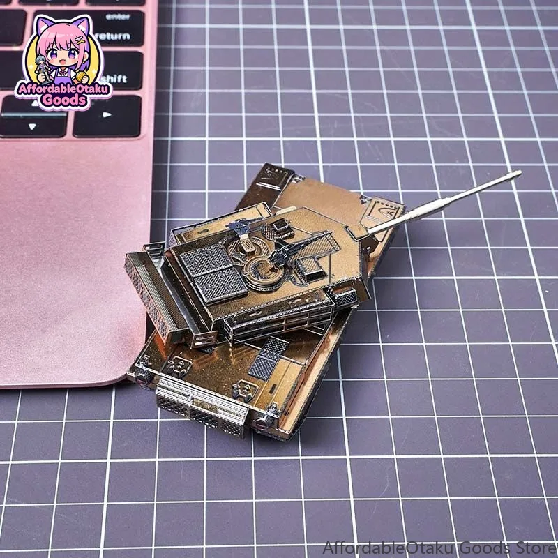 M1 Abrams Main Battle Tank 3D  - Metal 3D Puzzle Stainless Model Kit recension och pris