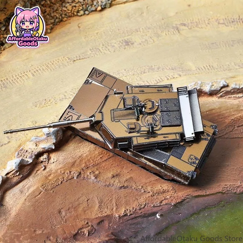 M1 Abrams Main Battle Tank 3D  - Metal 3D Puzzle Stainless Model Kit recension och pris