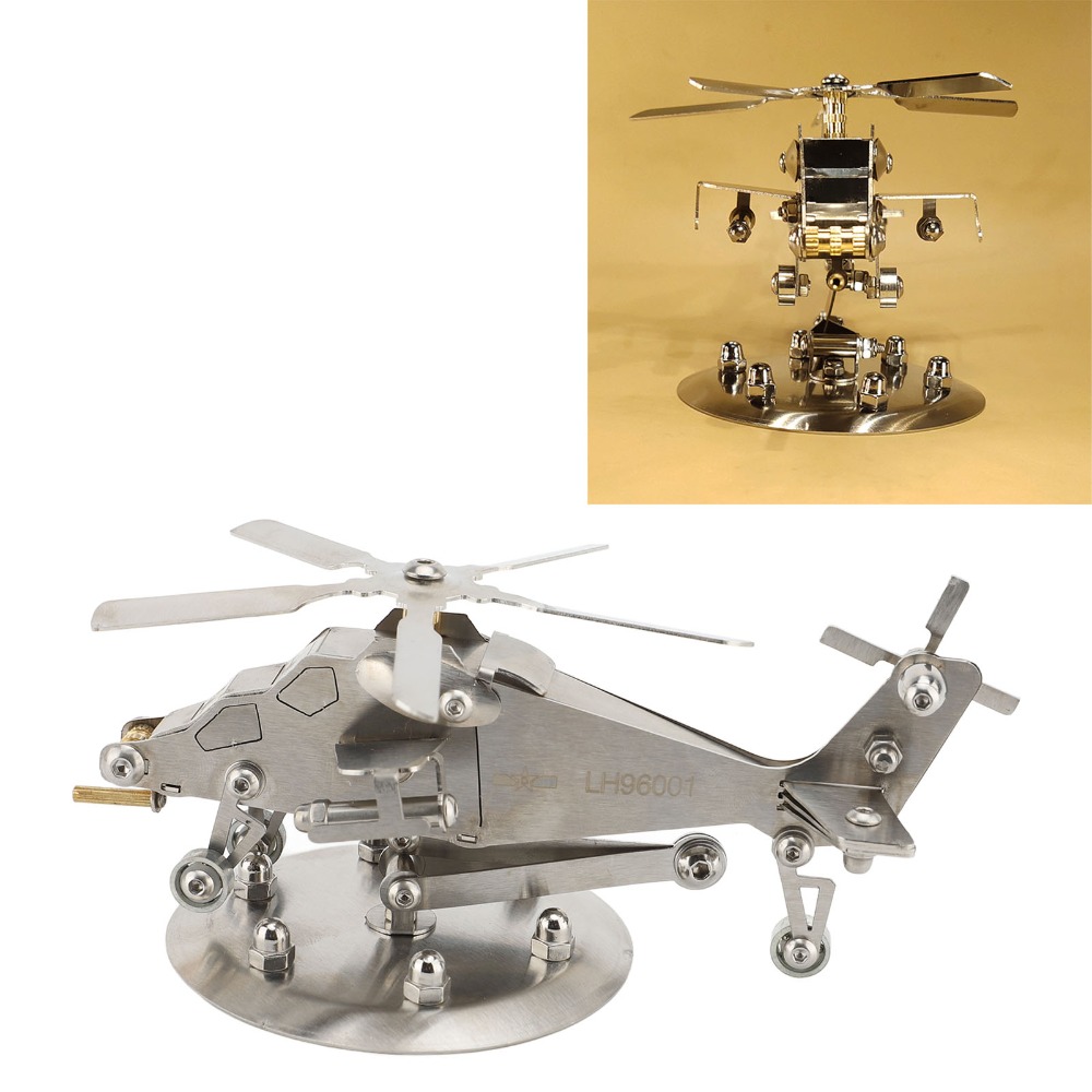 Stainless Steel Helicopter Mod - Metal 3D Puzzle Stainless Model Kit recension och pris