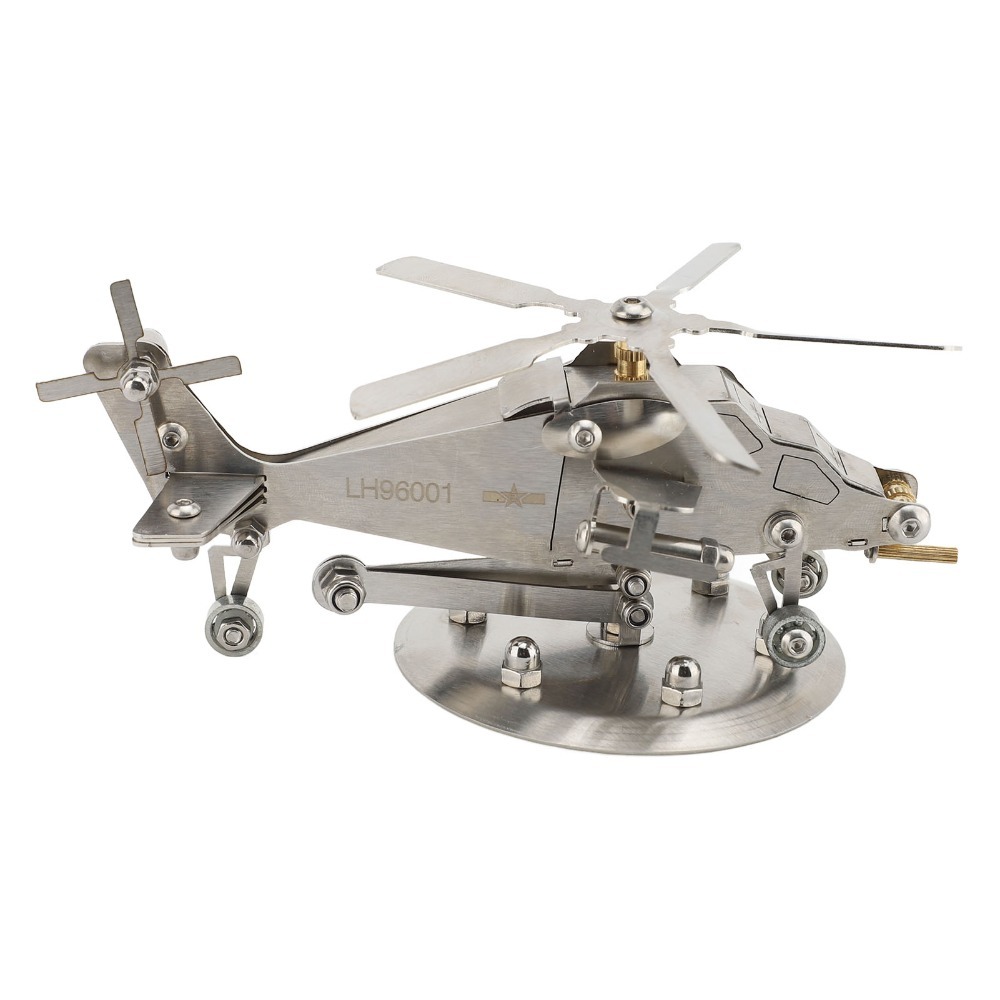 Stainless Steel Helicopter Mod - Metal 3D Puzzle Stainless Model Kit recension och pris