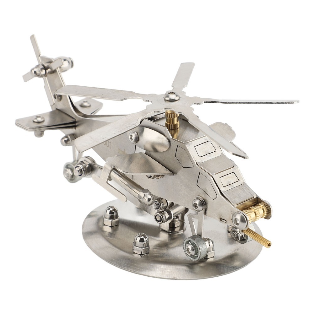 Stainless Steel Helicopter Mod - Metal 3D Puzzle Stainless Model Kit recension och pris