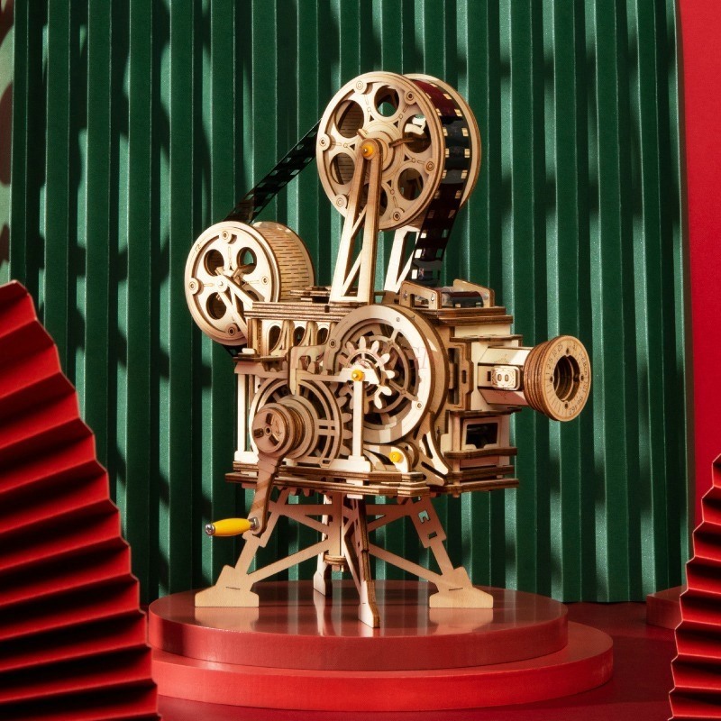 3D Wooden Mechanical Pendulum  - Wooden Clock Puzzle Mechanical Pendulum recension och pris
