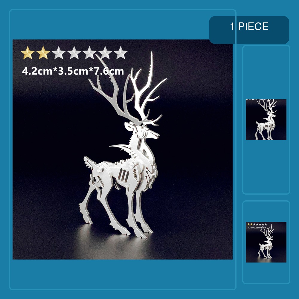 3D metal puzzle children adult - Metal 3D Puzzle Stainless Model Kit recension och pris