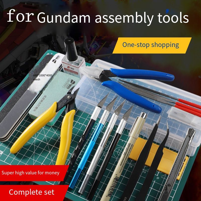 For Gundam Model Building Tool - Modeling Tool Kit Tweezers Hobby Knife recension och pris