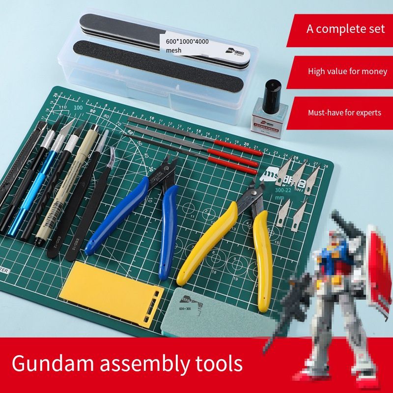 For Gundam Model Building Tool - Modeling Tool Kit Tweezers Hobby Knife recension och pris