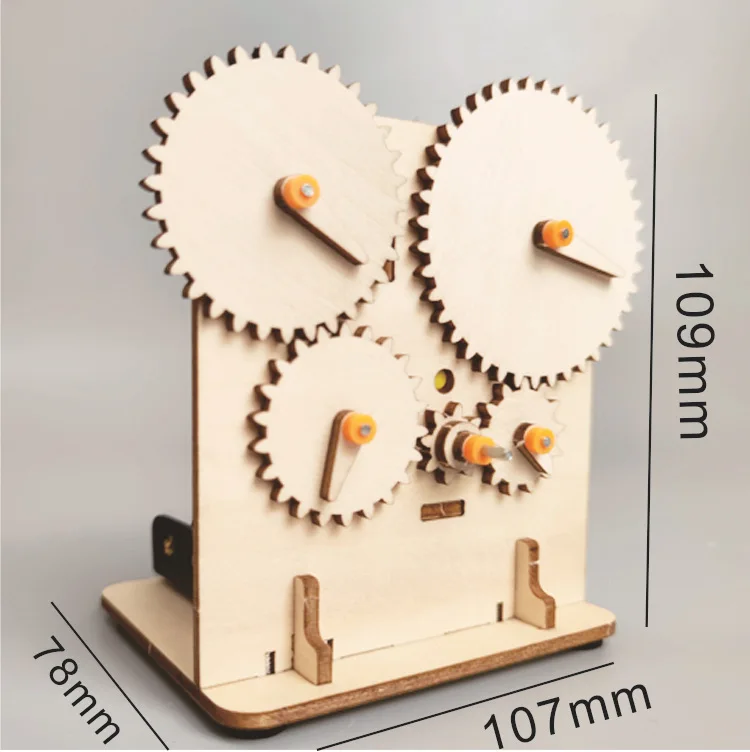 DIY 3D Wooden Mechanical Gear  - 3D Wooden Mechanical Puzzle Marble Run recension och pris