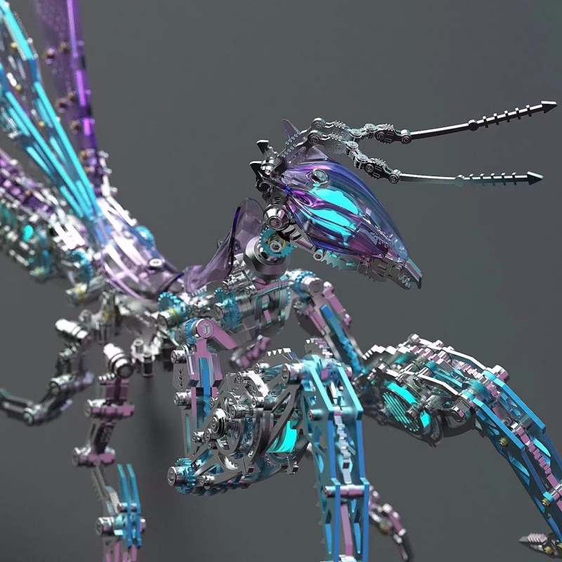 3D Puzzle Mechanical Mantis Me - Metal 3D Puzzle Stainless Model Kit recension och pris