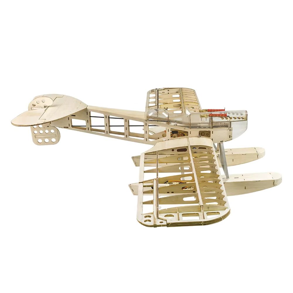 1400mm Balsa RC Seaplane Kit L - Laser Cut Wooden Model Kit Assembly recension och pris