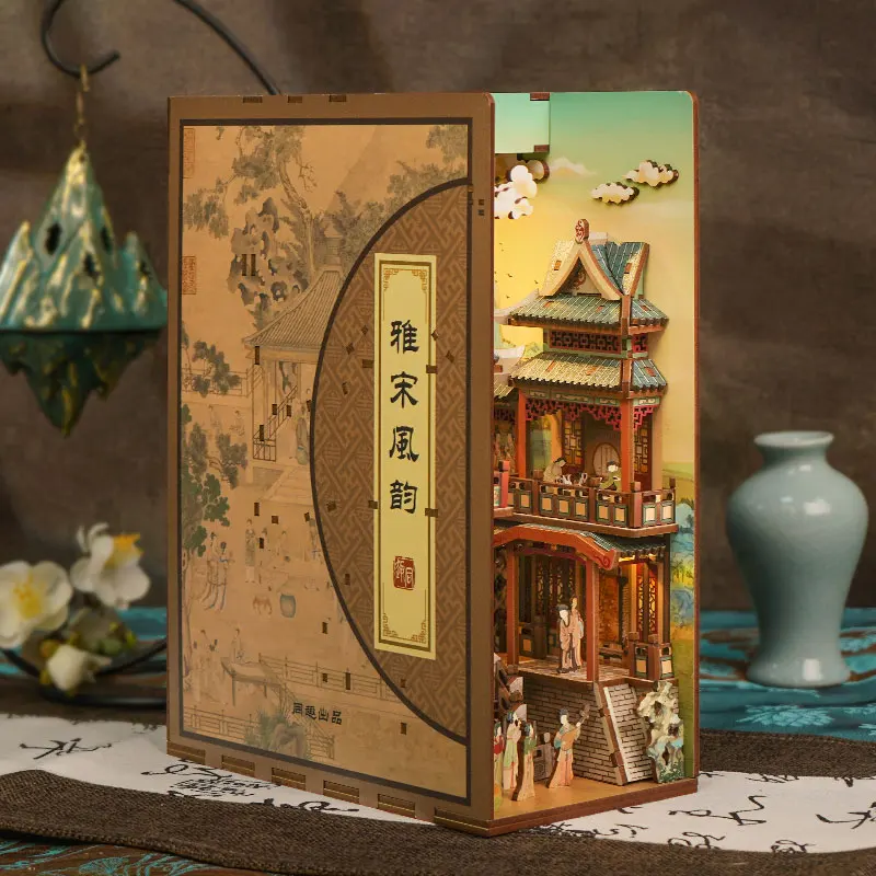 Diy Wooden Book Nook Shelf Ins - Book Nook Shelf Insert Alley Diy recension och pris