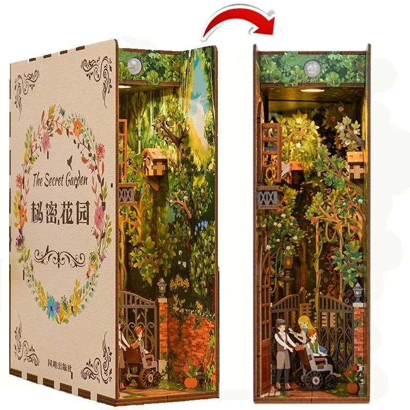 New DIY Wooden Book Nook Shelf - Book Nook Shelf Insert Alley Diy recension och pris
