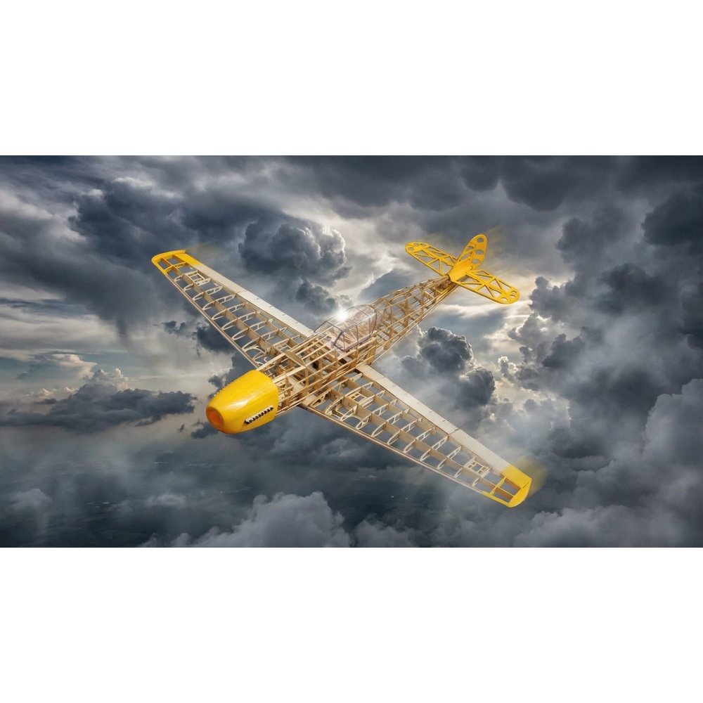 BF109 1020mm Laser Cut Balsa W - Laser Cut Wooden Model Kit Assembly recension och pris