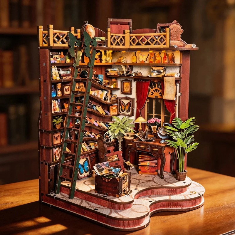 DIY Book Nook Shelf Insert Kit - Book Nook Shelf Insert Alley Diy recension och pris