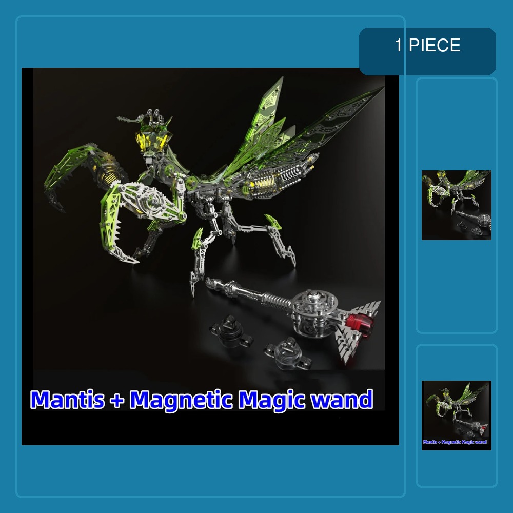 3D Puzzle Mechanical Mantis Me - Metal 3D Puzzle Stainless Model Kit recension och pris