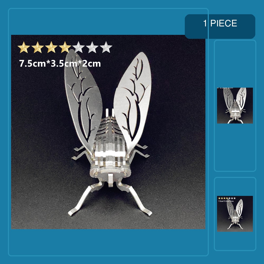 3D metal puzzle children adult - Metal 3D Puzzle Stainless Model Kit recension och pris