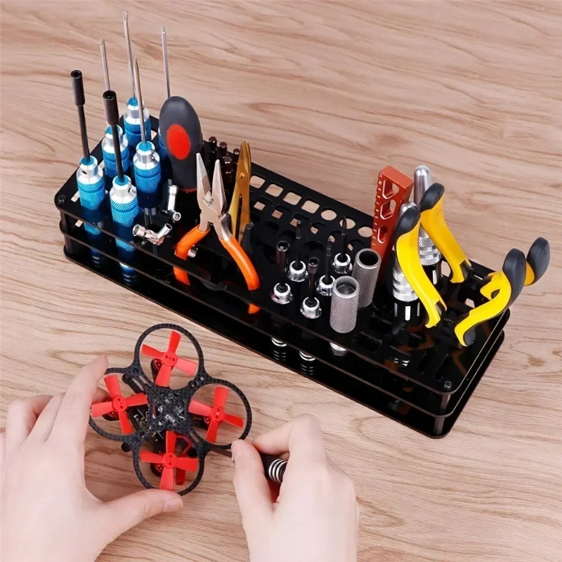 Desktop Model Tool Storage Rac - Modeling Tool Kit Tweezers Hobby Knife recension och pris