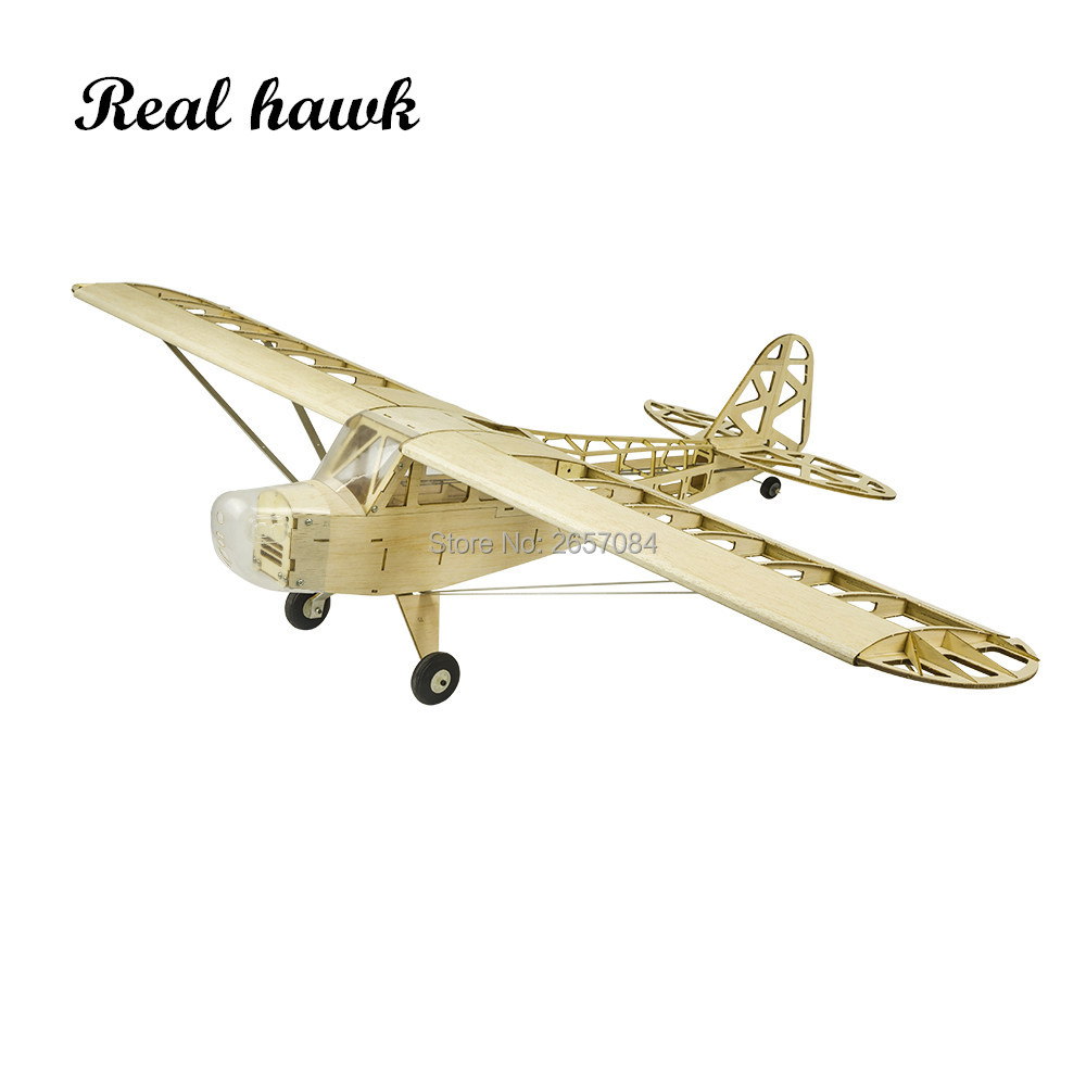 Piper J3 Cub 1200mm Balsa Wood - Laser Cut Wooden Model Kit Assembly recension och pris